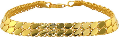 14 Ayar Altın Tasarım Bileklik - 0187723