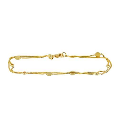 14 Ayar Altın Tasarım Bileklik  -  0194267