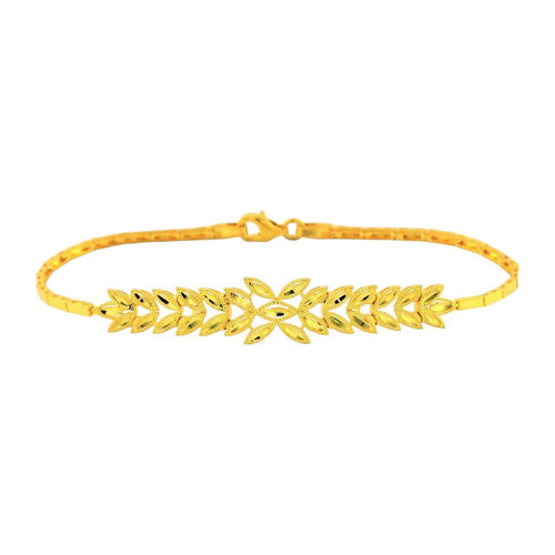 14 Ayar Altın Tasarım Bileklik - F003207