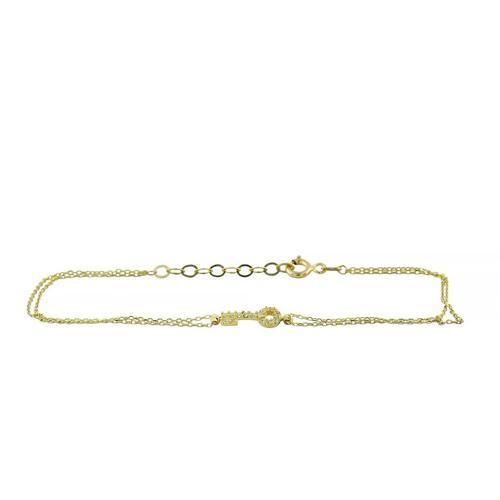 14 Ayar Altın Tasarım Bileklik  -  0201416