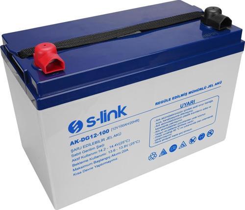 Ak-Dg12-100 12V 100Ah Nano Silikon Jel Akü