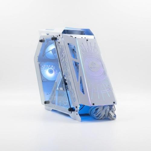 Razon 6x 120MM Argb Fanlı Robotik Beyaz Gaming Bilgisayar Kasası