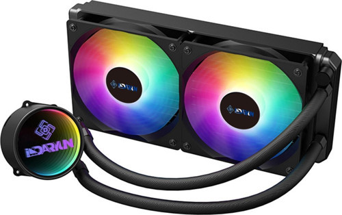 Cix 240mm Argb Sıvı Soğutma 2x12cm Fan Amd*intel Uyumlu Yüksek Performanslı Işlemci Soğutucusu