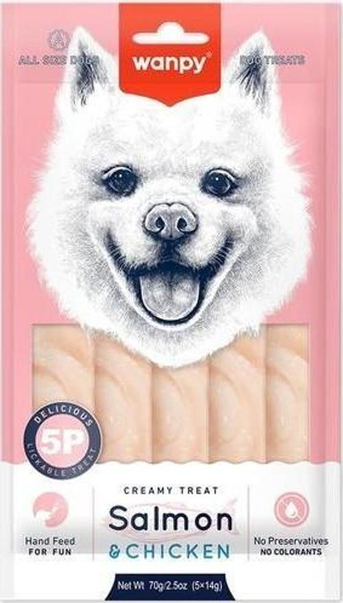 Somonlu& Tavuklu  Köpek Ödül 5x14 gr RA-74 krema Ödülü
