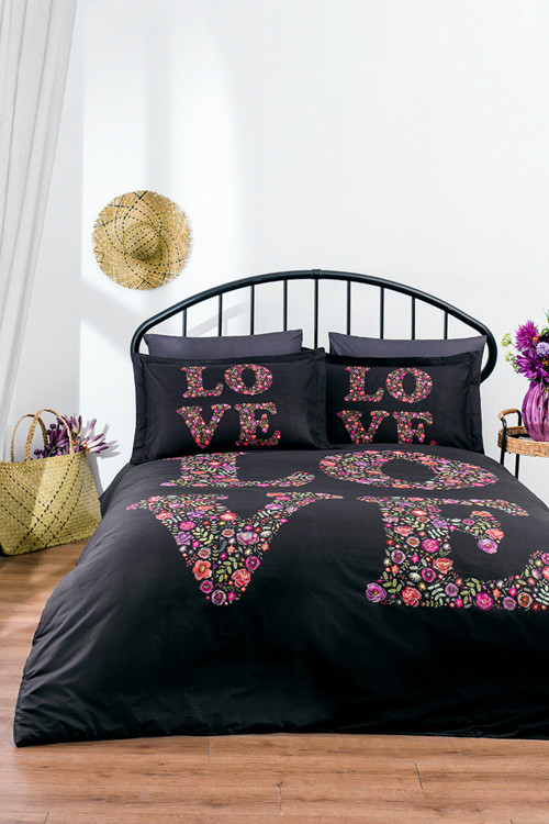 Love Bouquet Tek Kişilik Nevresim Takımı
