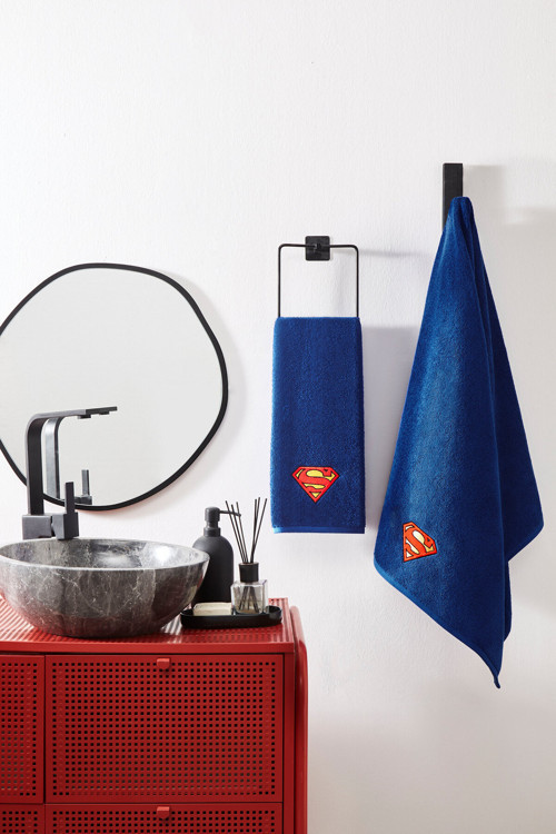 Superman Hero Lisanslı 2'Li Havlu Set