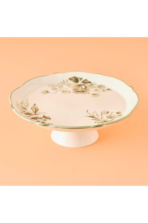 Julia Stoneware Kek Standı Yeşil (32 cm)