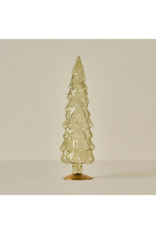 Pine Tree Yılbaşı Dekoratif Obje Naturel (10x10x35 cm)