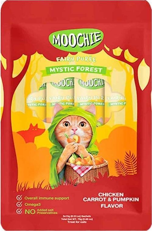 Sıvı Kedi Ödülü Tavuk-Havuç-Balkabağı 5x15 Gr