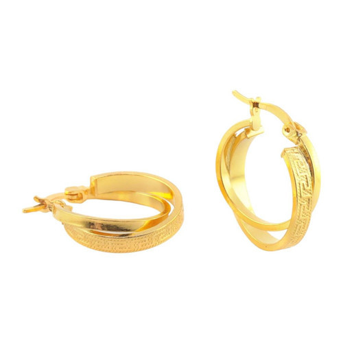 22 Ayar Altın Halka Küpe - F001578