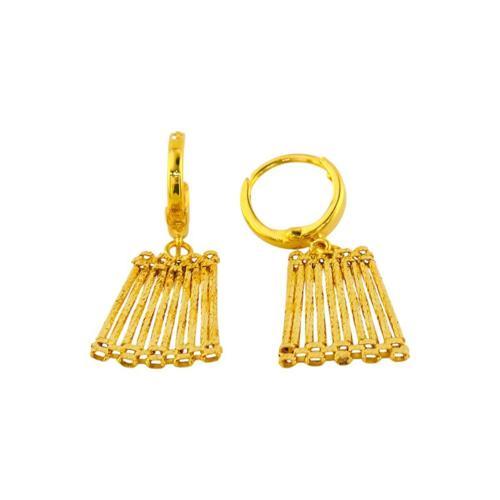 22 Ayar Altın Tasarım Küpe - 0191759