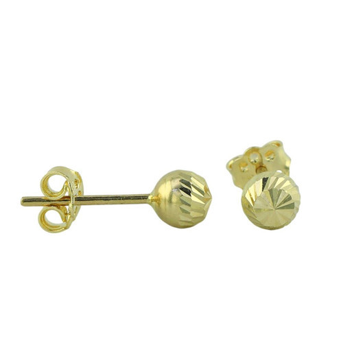 14 Ayar Altın Top Küpe - 0202218