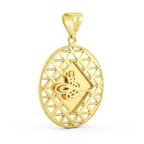 22 Ayar Altın Turalı Kolye Ucu  -  KY40473