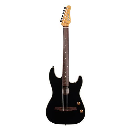 G-Tour Nylon Matte Black EQ Elektro Klasik Gitar