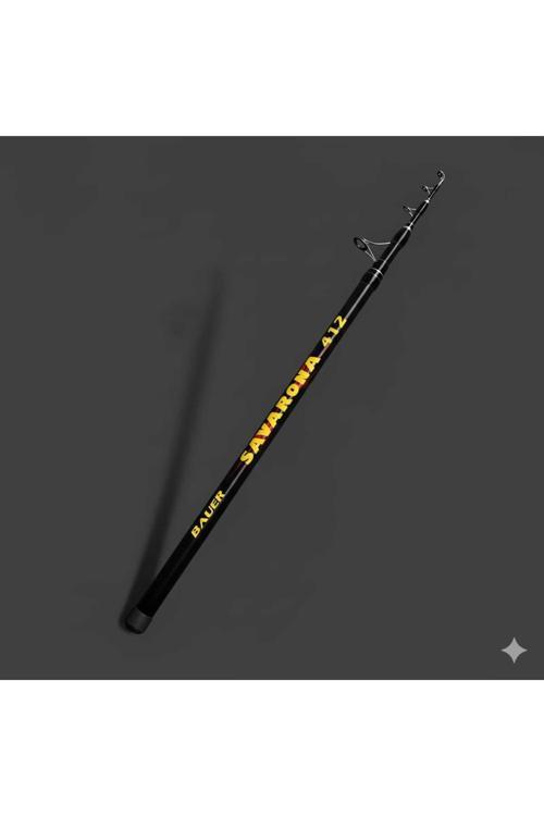 SAVARONA 412 CM CARBON MODÜL DESTEKLİ 100-200 GR TELESKOBİK SURF OLTA KAMIŞI