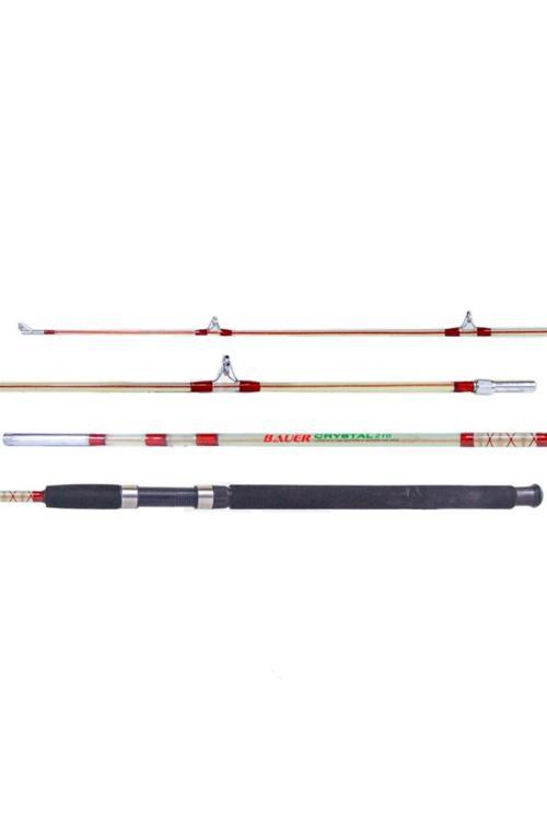 Crystal Iki Parça Dolgu Şeffaf Olta Kamışı 240 Cm