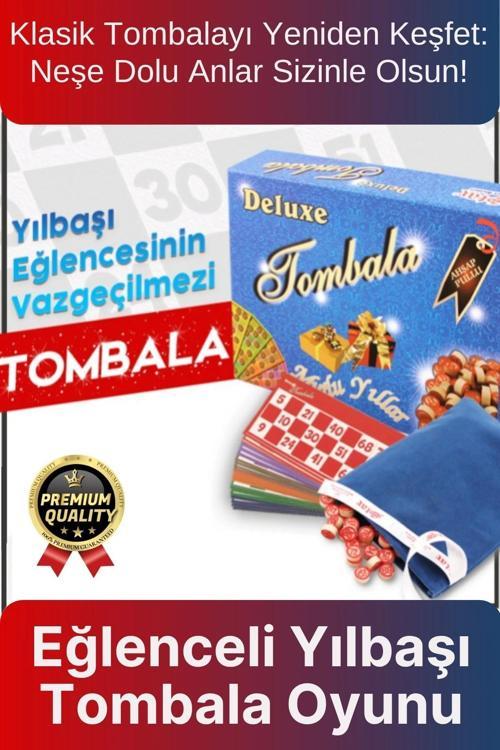 Özel Üretim Zeka Geliştirici Eğlenceli Etkinlik Aile Parti Yeni Yıl Yılbaşı Deluxe Tombala Oyunu