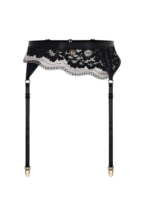 Sensure Siyah Dantelli Jartiyer