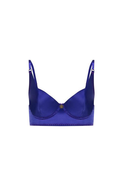 Addria Saks Mavisi Saten Balconette Sütyen