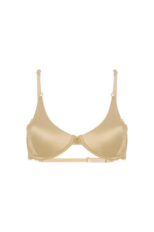 Le Passe Ten Dantel Detaylı Saten Balconette