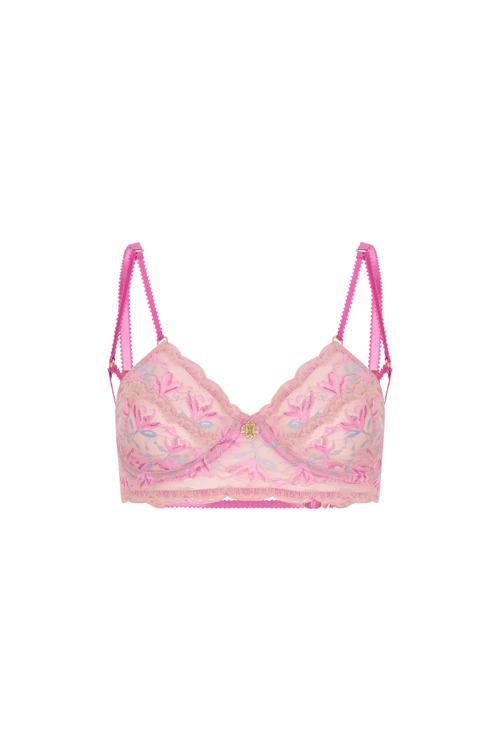 Fleur Pembe Dantelli Balconette