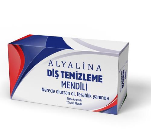 ALYALİNA Diş Temizleme Mendili 12 Adet