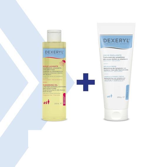 Dexeryl Cream 250 Gr + Dex Huile Lavante 200 Ml Set