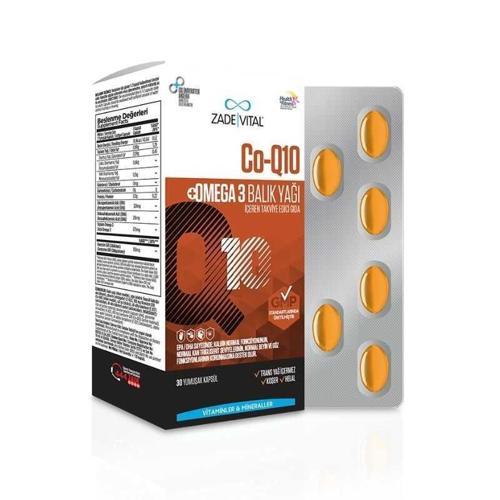 Co-Q10 Omega 3 Balık Yağı 30 Kapsül