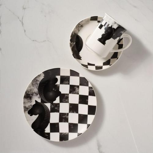 Camelia 3 Parça Çay Takımı Satranç At