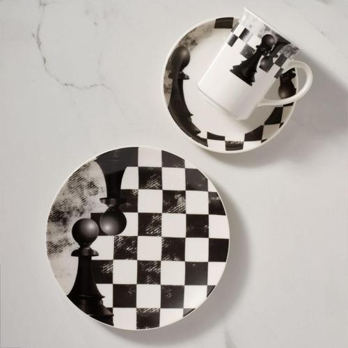 Camelia 3 Parça Çay Takımı Satranç Piyon