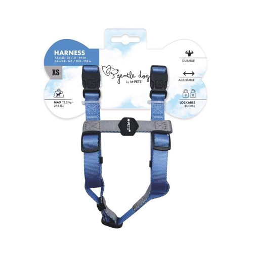Gentle Köpek Göğüs Tasması Mavi XS