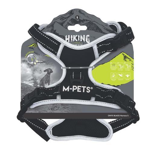 Hıkıng Reflektörlü Soft Köpek Göğüs Tasması Siyah XL