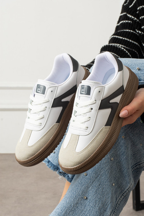 Unisex kadın günlük kullanıma uygun sneaker yumuşak tabanlı spor ayakkabı