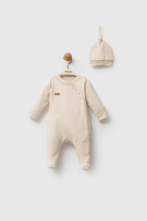 Şapkalı Tulum Bej MNB1248