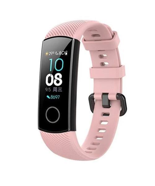 Band 4 / Band 5 Akıllı Saat Uyumlu Sportif Çizgili Silikon Kordon/Kayış