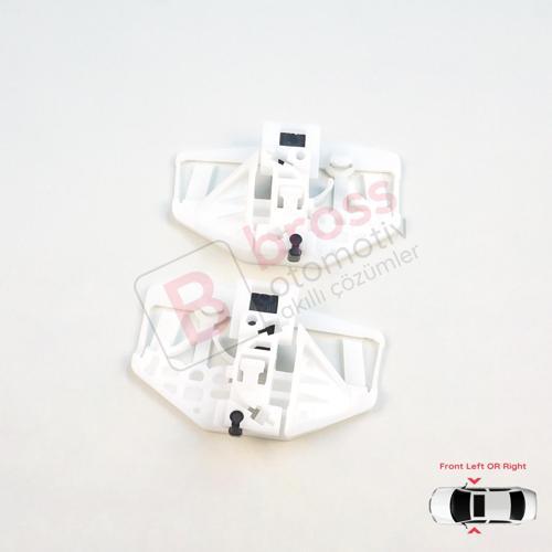 Citroen Berlingo MK1 M MF Peugeot Partner MK1 9221G1 İçin Ön Sol Kapı Cam Kriko Tamir Plastiği