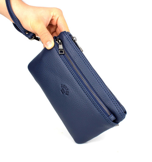 Erkek Siyah Renk Bileklik Kemerli Ince Portföy El Çantası