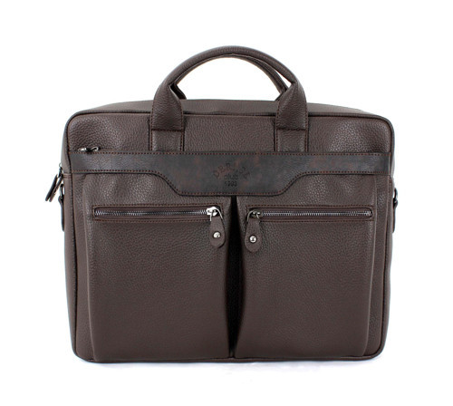 Erkek Siyah Dosya Evrak Bilgisayar Çantası 6 Bölmeli Laptop Ve Evrak Çantası