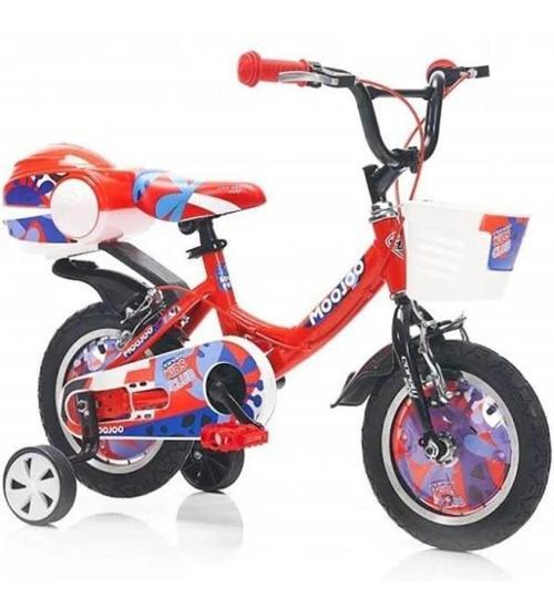 Moojoo Alüminyum Kadro Aksesuarlı 12 Jant Çocuk Bisikleti Kırmızı 2-4 Yaş