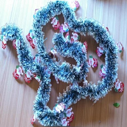 YILBAŞI BOYUN SİMİ 2 METRE YILBAŞI SÜSLEME BOYUN GARLANDI YEŞİL NOEL BABALI YILBAŞI AĞACI SÜSLERİ