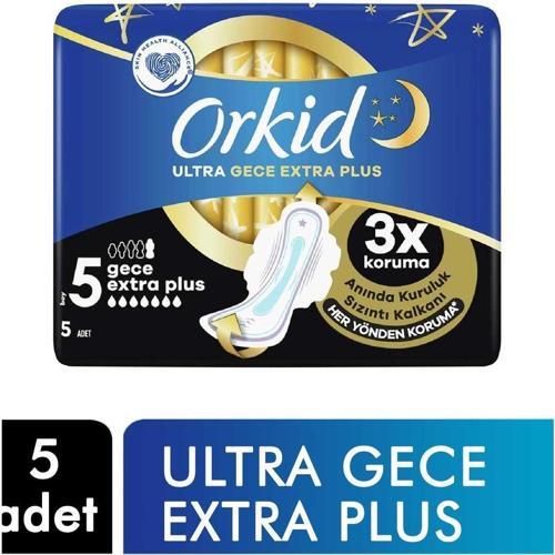 Ultra Gece Ekstra Plus Hijyenik Ped 5'li Paket 8006540130186 Hijyenik Ped