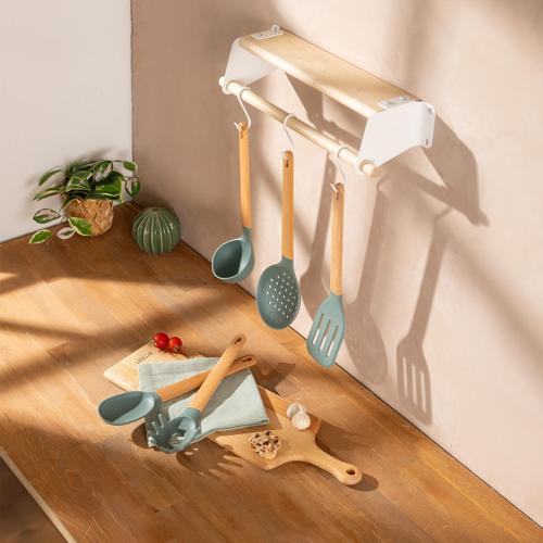 Rustik Bambu Servis Gereci Seti