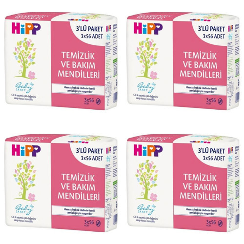 Babysanft Islak Temizlik Ve Bakım Mendilleri 56 Adet x 12 Paket