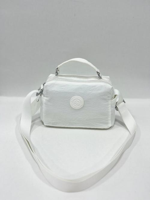 Kadın Suya Dayanıklı Paraşüt Kumaş Ayarlanabilir Çapraz Askılı Küçük Boy El Ve Omuz Çantası