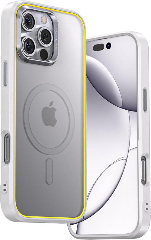 The Future Iphone 16 Pro Max Kılıfı, Magsafe Uyumlu Telefon Kılıfı, Beyaz
