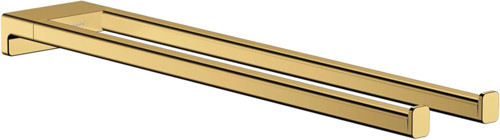 Addstoris Havlu Askısı, 44,5 Cm, Banyo Havlusu Askısı, Cilalı Altın Görünümlü, 40 X 455 X