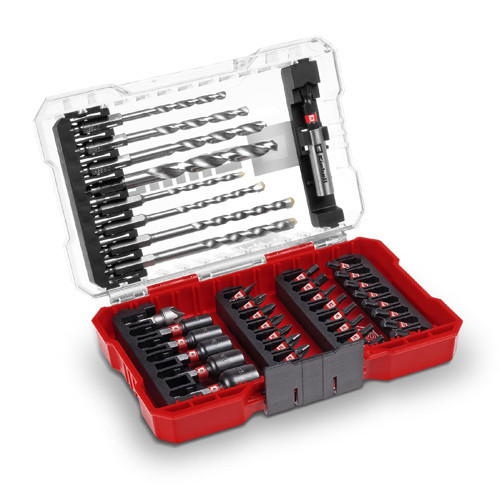 M-Case 39-Parça Darbeye Dayanıklı Uç Seti (25 Mm Uçlar, Metal Matkap Uçları, Çok Am