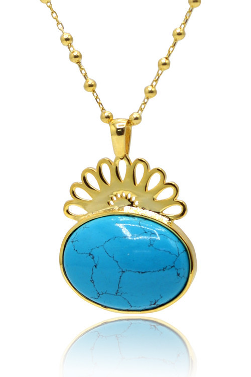 Melek Halef Dizi Gözyaşı Kolyesi 925 Ayar Saf Gümüş Telkari Kadın Kolye 201024777