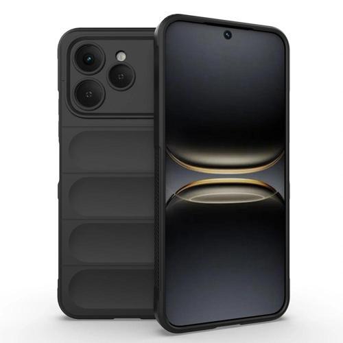 Tecno Spark 40 Kılıf Esnek TPU Oyuklu Arka Yüzey Tasarımlı Zore Etnik Silikon Kapak