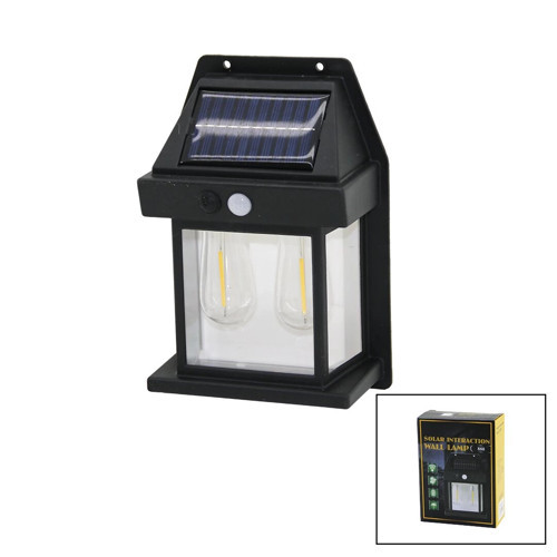 2 Lamba Solar - Sensörlü Aplik Duvar Lambası Dış Mekan 5.5v - 1w - 1800mah